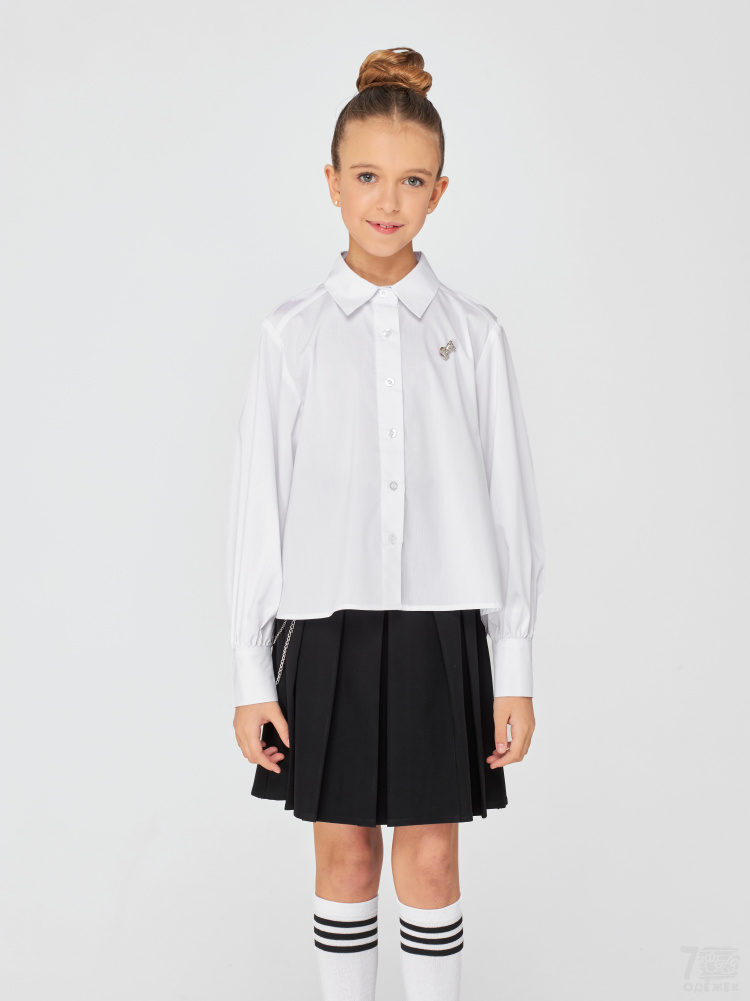 1260 Блузка для девочки длинный рукав 1260