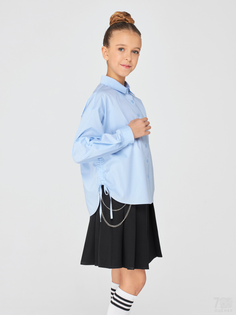 1285 Блузка для девочки длинный рукав 1285