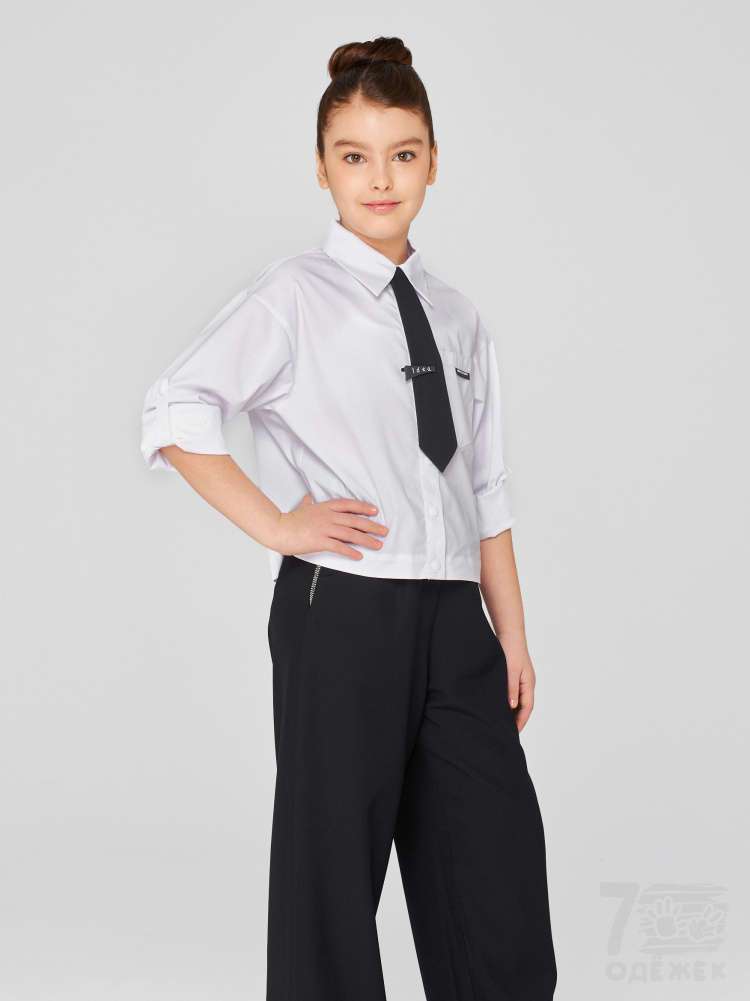 1273 Блузка для девочки длинный рукав 1273