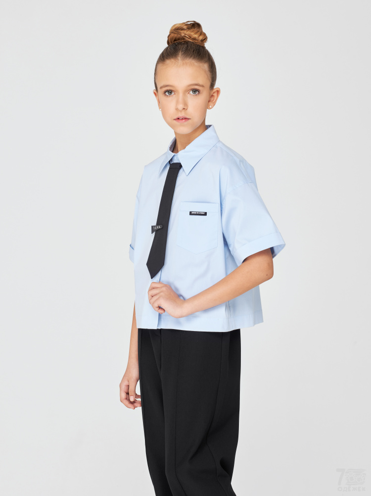 1540-1 Блузка для девочки короткий рукав 1540-1