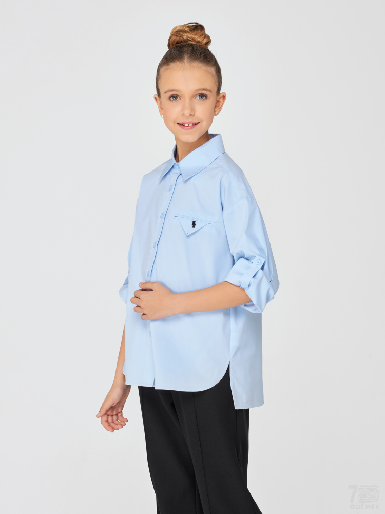1279 Блузка для девочки длинный рукав 1279
