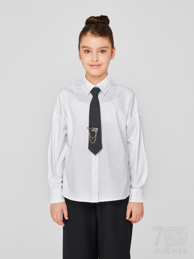 1275 Блузка для девочки длинный рукав 1275